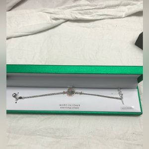 NEW Lucia Mara Sterling Silver Heart Bracelet